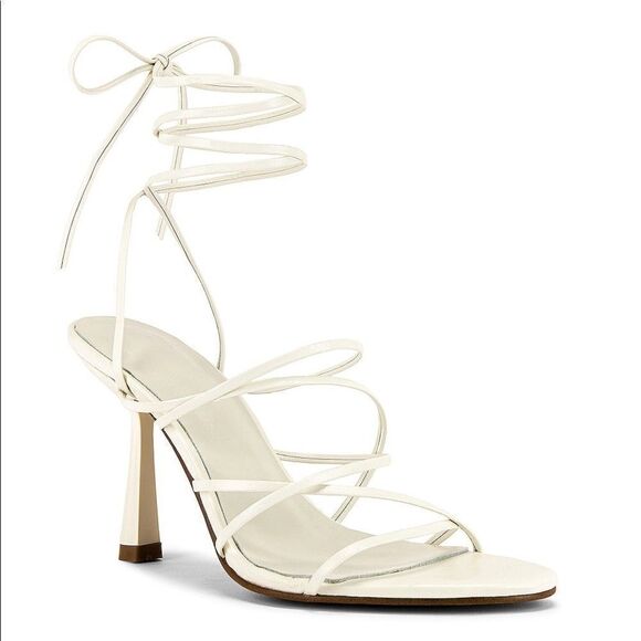 LPA BONE WHITE BASILE HEEL - Picture 1 of 5